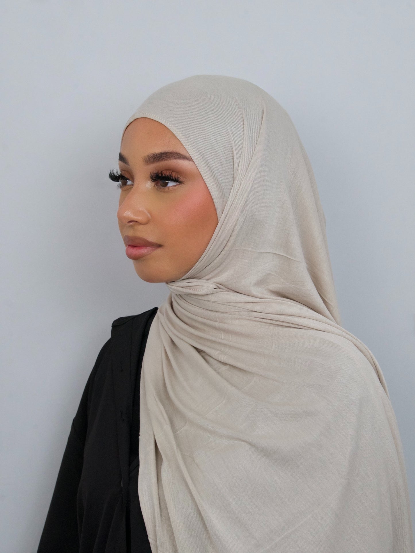 HIJAB JERSEY BAMBOO BEIGE