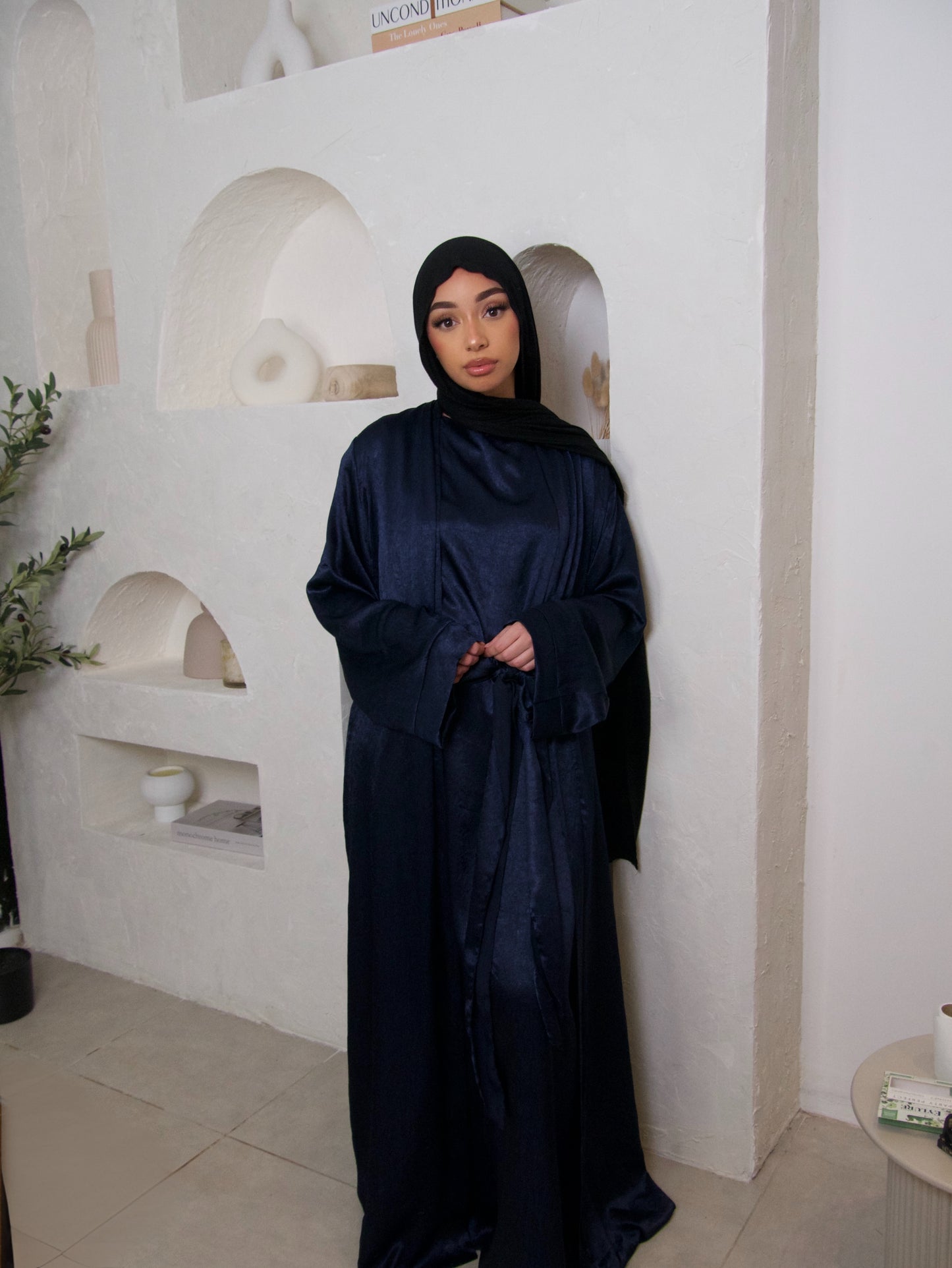 ABAYA DEUX PIECES BLEU NUIT