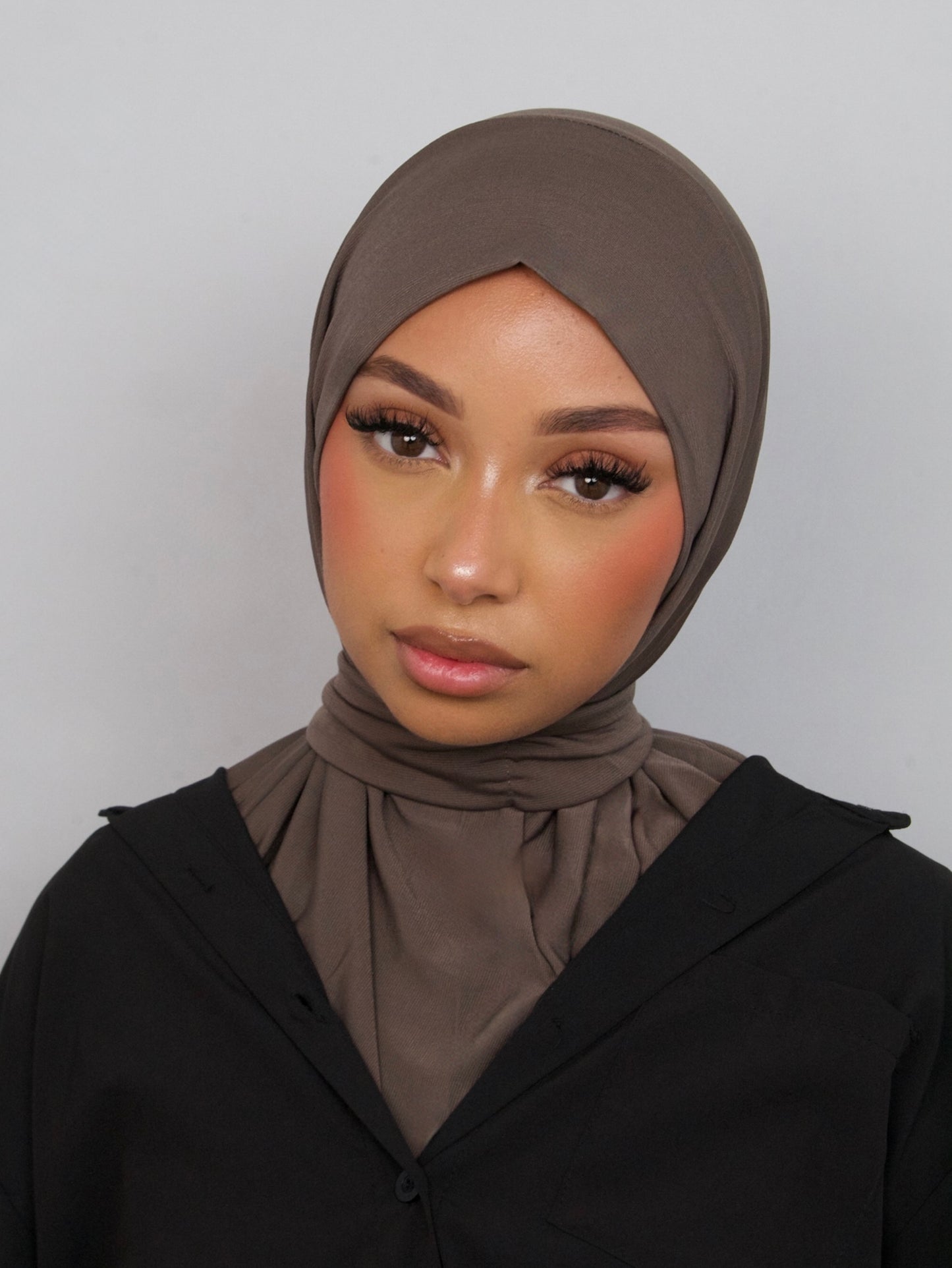 HIJAB CAGOULE MOKA