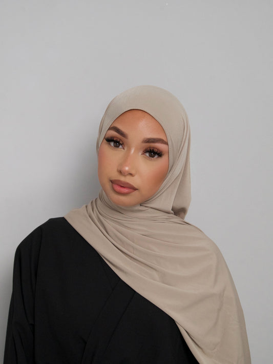 HIJAB JERSEY PREMIUM NUDE