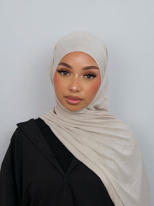HIJAB JERSEY BAMBOO BEIGE 