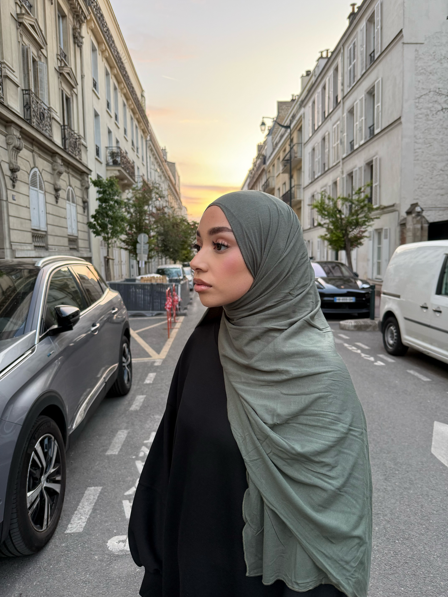 HIJAB JERSEY BAMBOO KHAKI